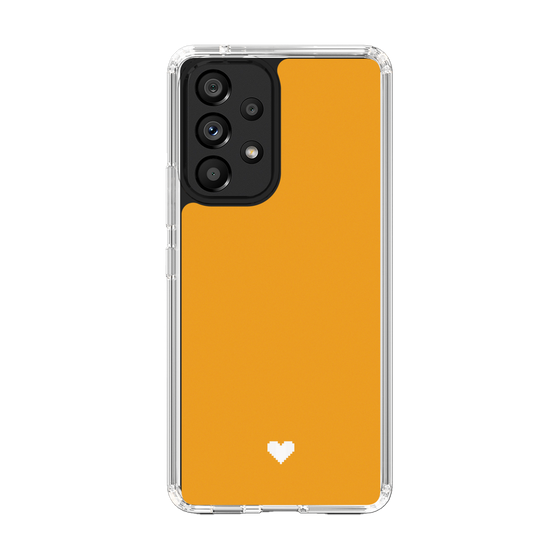 Slim Protection Case［ Original - Favorite Color Heart - Orange ］