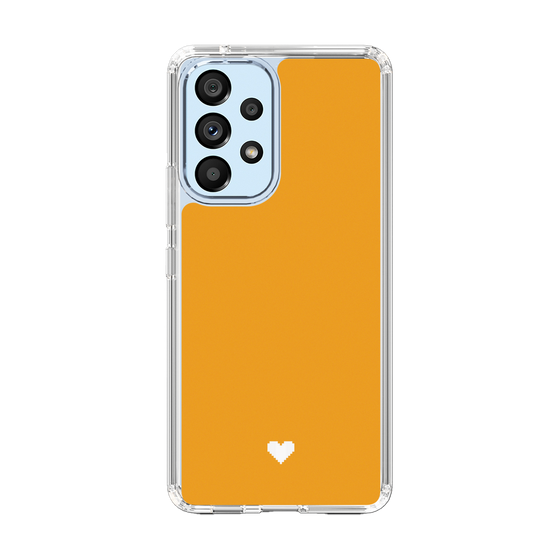 Slim Protection Case［ Original - Favorite Color Heart - Orange ］