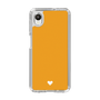 Slim Protection Case［ Original - Favorite Color Heart - Orange ］