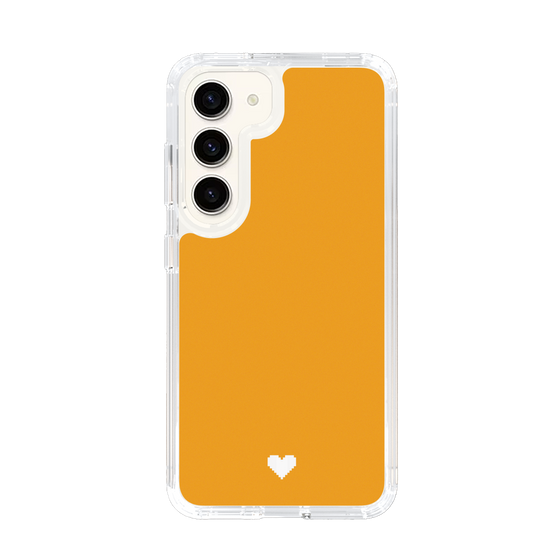 Slim Protection Case［ Original - Favorite Color Heart - Orange ］