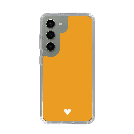 Slim Protection Case［ Original - Favorite Color Heart - Orange ］