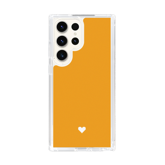 Slim Protection Case［ Original - Favorite Color Heart - Orange ］