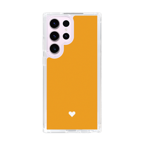 Slim Protection Case［ Original - Favorite Color Heart - Orange ］