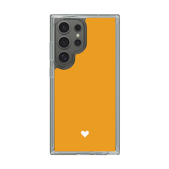 Slim Protection Case［ Original - Favorite Color Heart - Orange ］