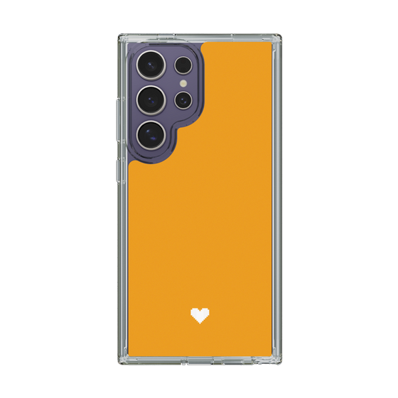 Slim Protection Case［ Original - Favorite Color Heart - Orange ］