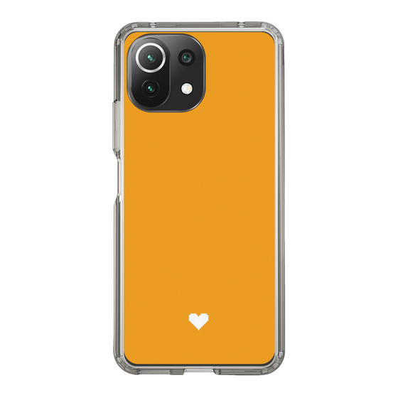 Slim Protection Case［ Original - Favorite Color Heart - Orange ］