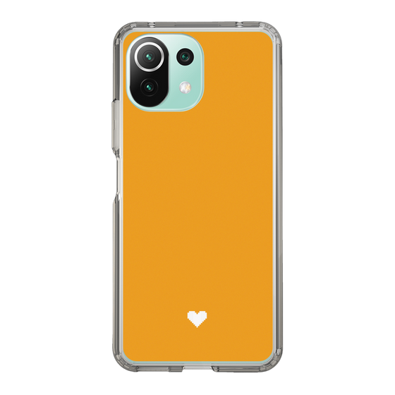 Slim Protection Case［ Original - Favorite Color Heart - Orange ］