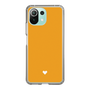 Slim Protection Case［ Original - Favorite Color Heart - Orange ］