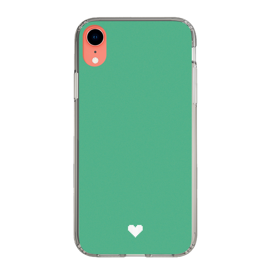 Slim Protection Case［ Original - Favorite Color Heart - Green ］