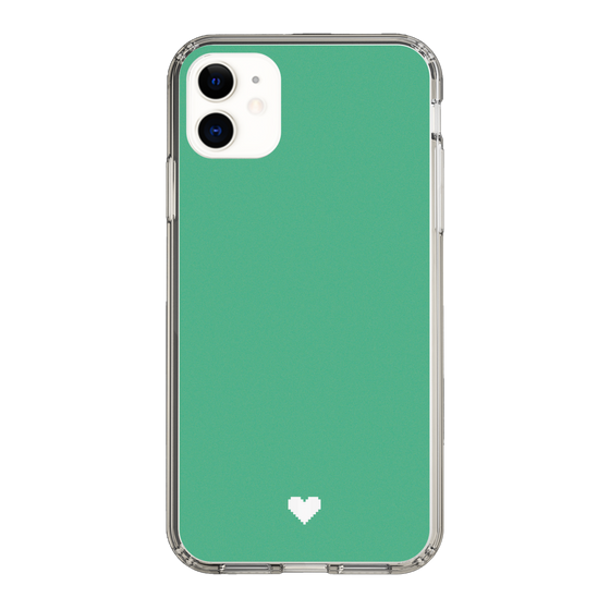 Slim Protection Case［ Original - Favorite Color Heart - Green ］