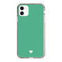 Slim Protection Case［ Original - Favorite Color Heart - Green ］