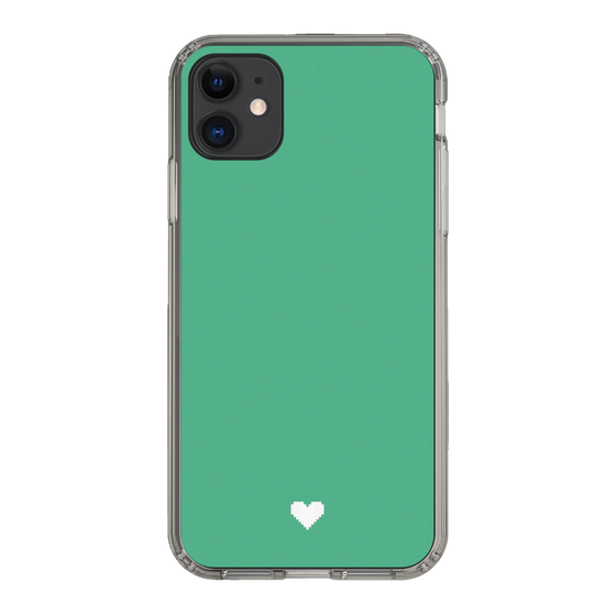 Slim Protection Case［ Original - Favorite Color Heart - Green ］