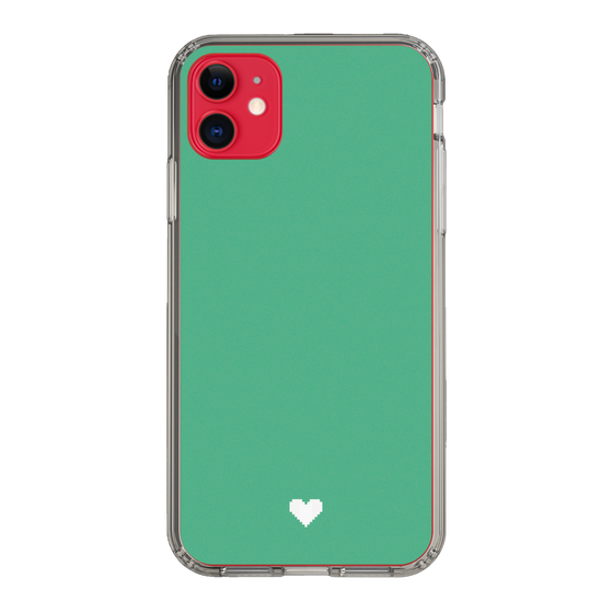 Slim Protection Case［ Original - Favorite Color Heart - Green ］