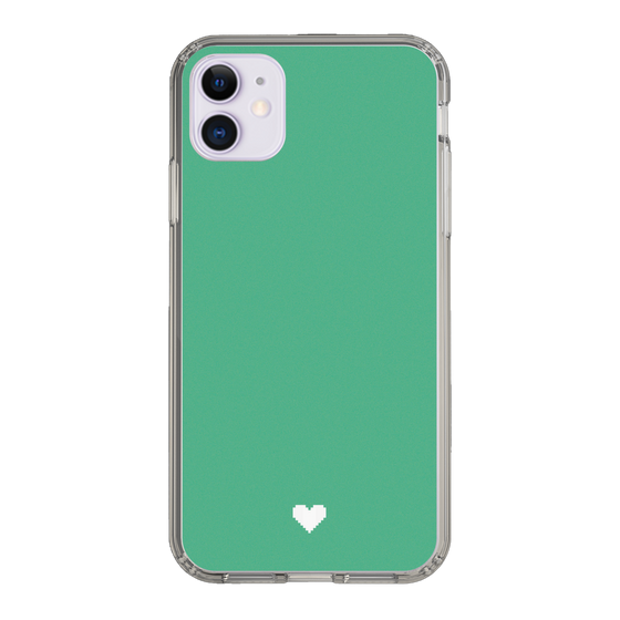 Slim Protection Case［ Original - Favorite Color Heart - Green ］