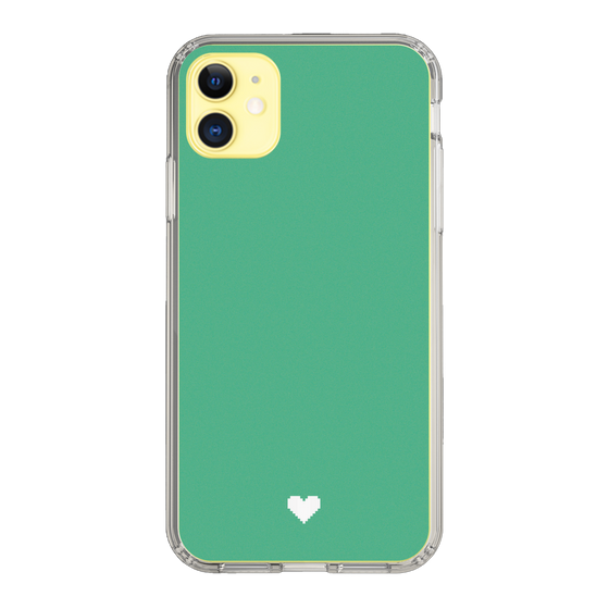 Slim Protection Case［ Original - Favorite Color Heart - Green ］