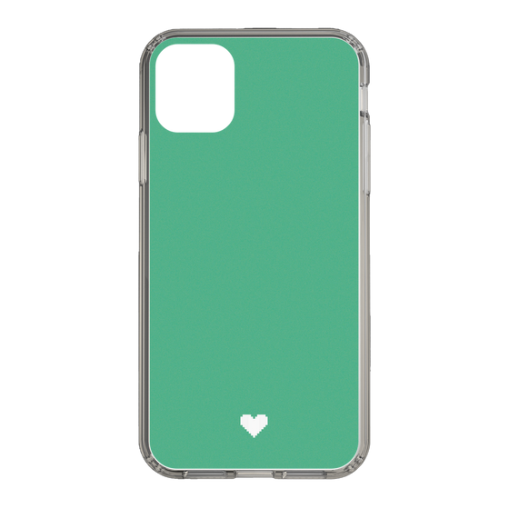 Slim Protection Case［ Original - Favorite Color Heart - Green ］