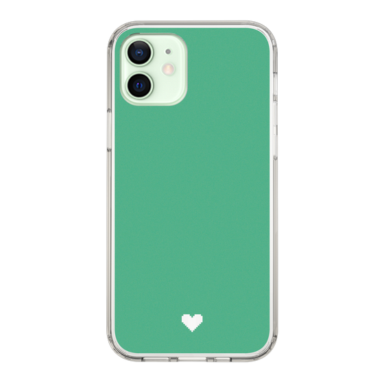 Slim Protection Case［ Original - Favorite Color Heart - Green ］