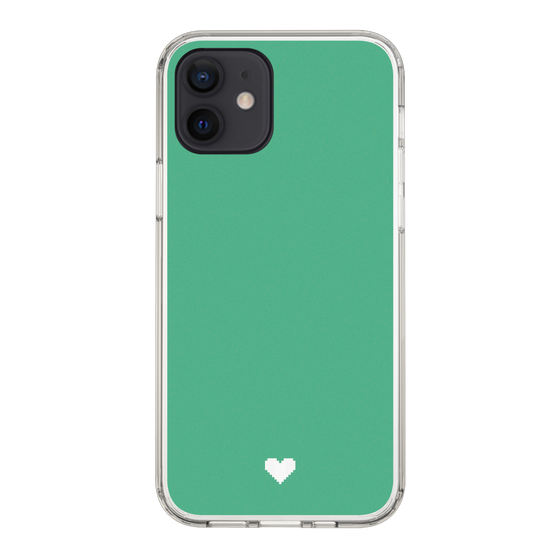 Slim Protection Case［ Original - Favorite Color Heart - Green ］