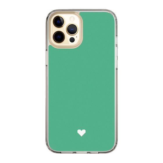 Slim Protection Case［ Original - Favorite Color Heart - Green ］