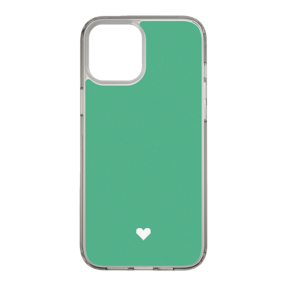 Slim Protection Case［ Original - Favorite Color Heart - Green ］