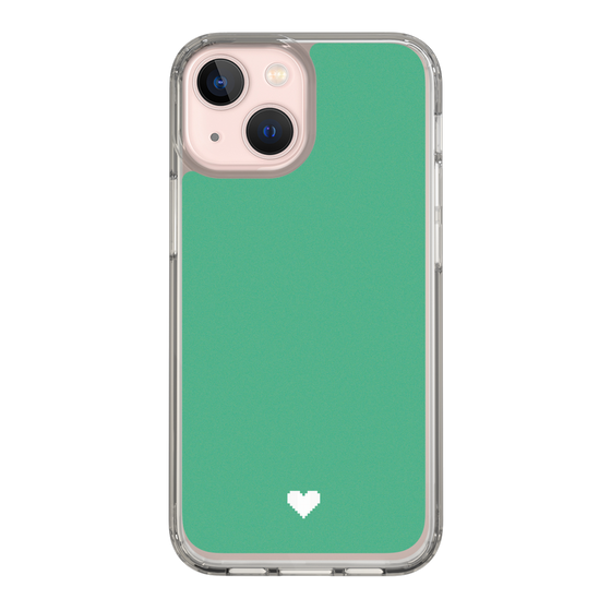 Slim Protection Case［ Original - Favorite Color Heart - Green ］