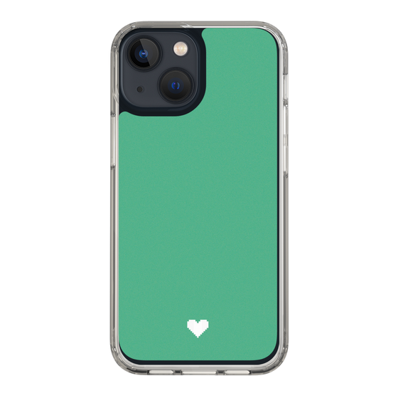 Slim Protection Case［ Original - Favorite Color Heart - Green ］