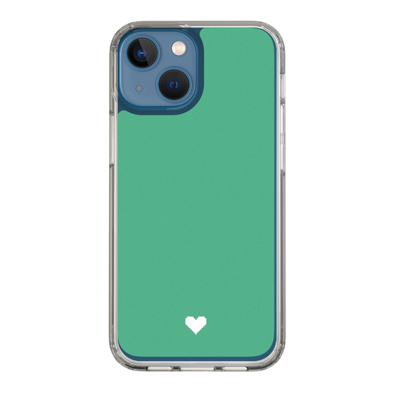 Slim Protection Case［ Original - Favorite Color Heart - Green ］
