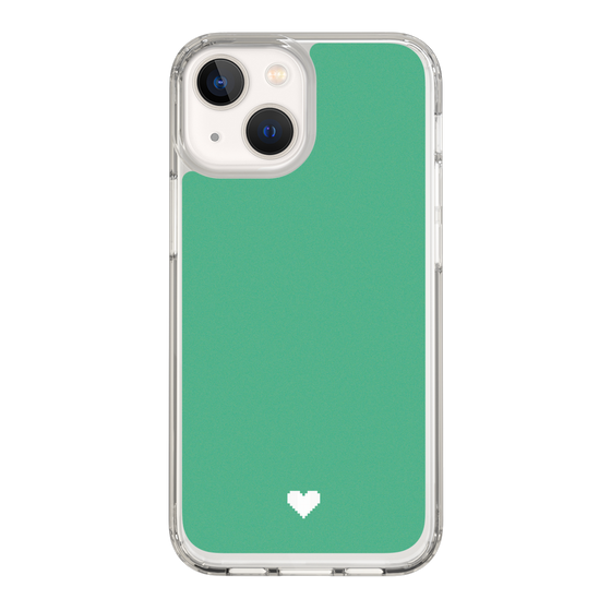 Slim Protection Case［ Original - Favorite Color Heart - Green ］