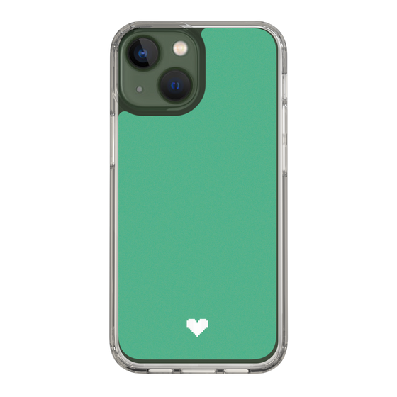 Slim Protection Case［ Original - Favorite Color Heart - Green ］