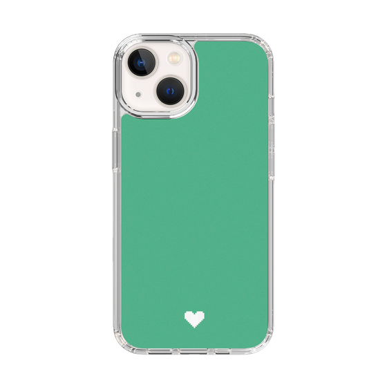 Slim Protection Case［ Original - Favorite Color Heart - Green ］