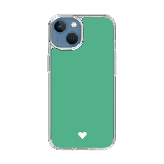 Slim Protection Case［ Original - Favorite Color Heart - Green ］
