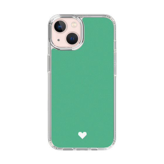 Slim Protection Case［ Original - Favorite Color Heart - Green ］