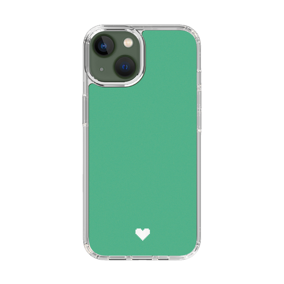 Slim Protection Case［ Original - Favorite Color Heart - Green ］