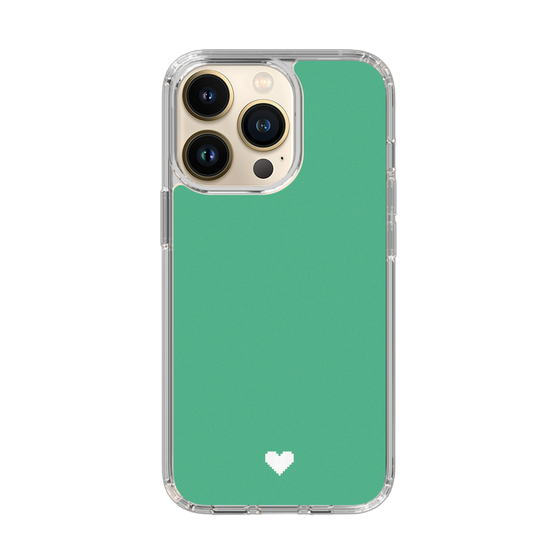 Slim Protection Case［ Original - Favorite Color Heart - Green ］