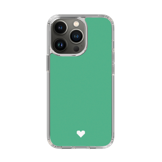 Slim Protection Case［ Original - Favorite Color Heart - Green ］
