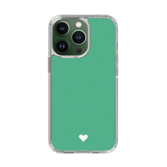 Slim Protection Case［ Original - Favorite Color Heart - Green ］