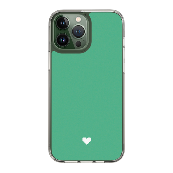 Slim Protection Case［ Original - Favorite Color Heart - Green ］