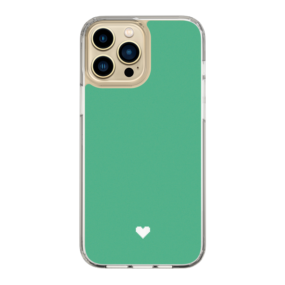 Slim Protection Case［ Original - Favorite Color Heart - Green ］