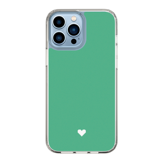 Slim Protection Case［ Original - Favorite Color Heart - Green ］