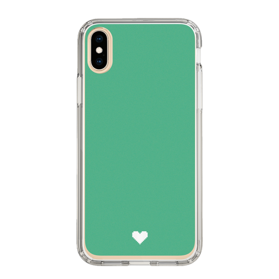 Slim Protection Case［ Original - Favorite Color Heart - Green ］