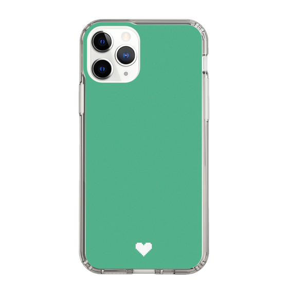 Slim Protection Case［ Original - Favorite Color Heart - Green ］