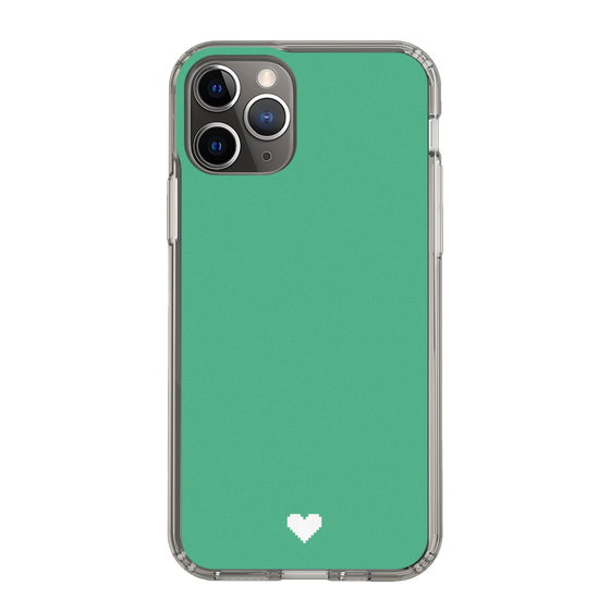 Slim Protection Case［ Original - Favorite Color Heart - Green ］