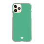 Slim Protection Case［ Original - Favorite Color Heart - Green ］