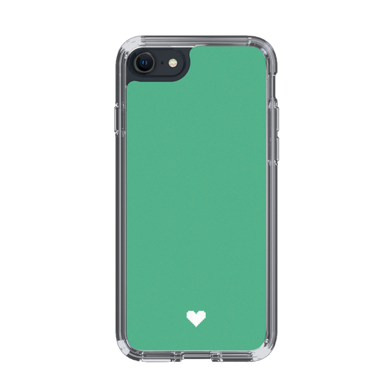 Slim Protection Case［ Original - Favorite Color Heart - Green ］