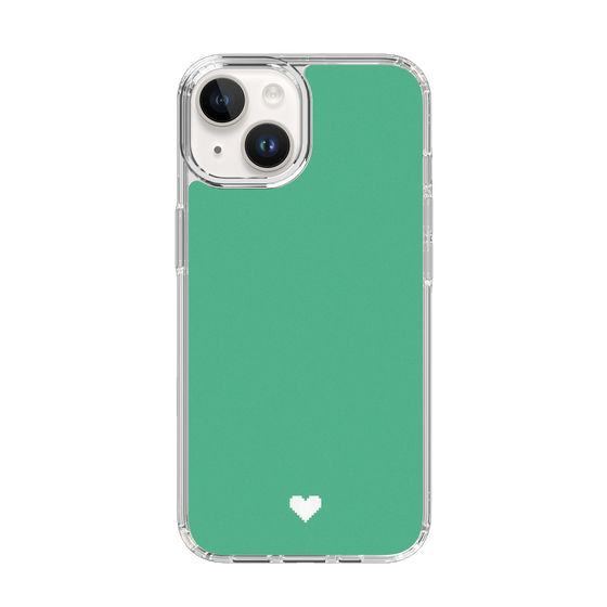 Slim Protection Case［ Original - Favorite Color Heart - Green ］
