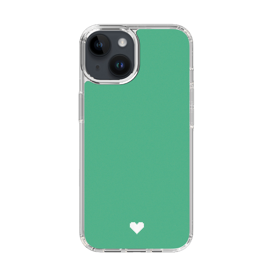 Slim Protection Case［ Original - Favorite Color Heart - Green ］