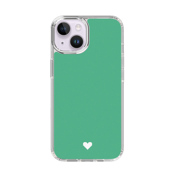 Slim Protection Case［ Original - Favorite Color Heart - Green ］