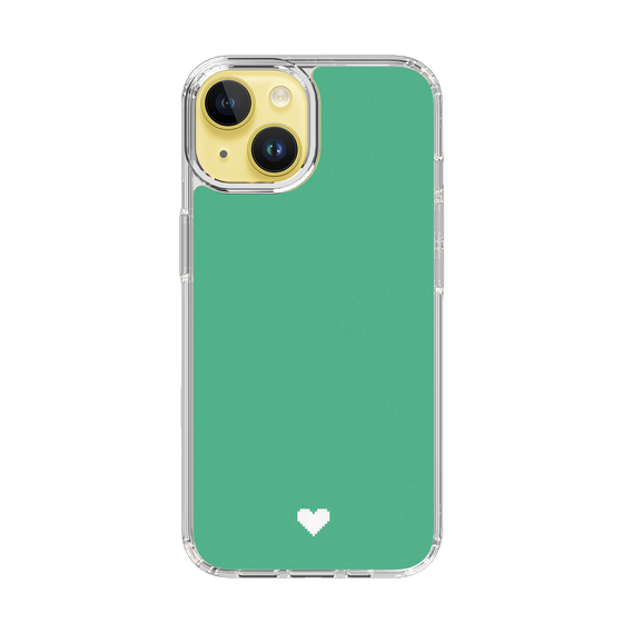 Slim Protection Case［ Original - Favorite Color Heart - Green ］