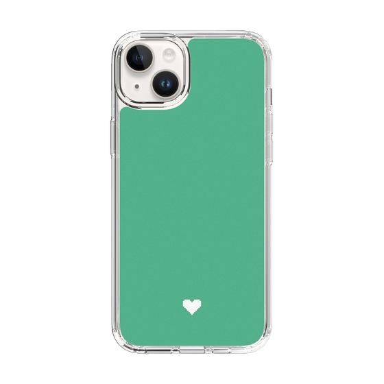 Slim Protection Case［ Original - Favorite Color Heart - Green ］