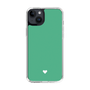 Slim Protection Case［ Original - Favorite Color Heart - Green ］